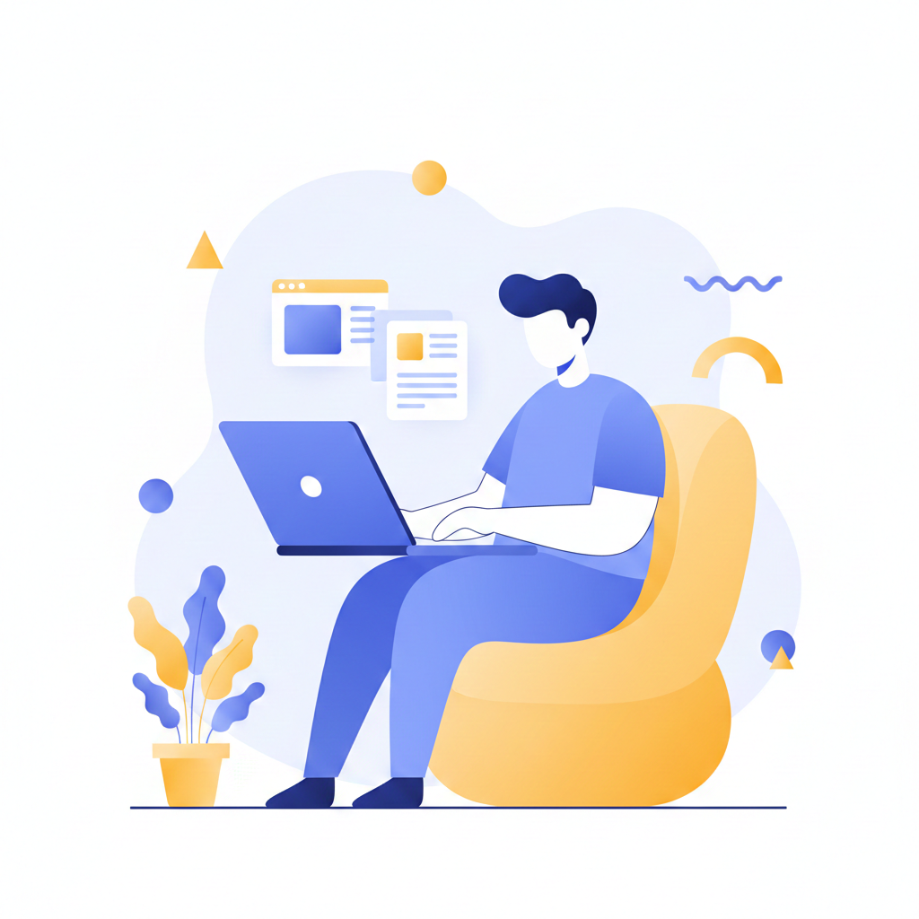 Privacy and data security illustration